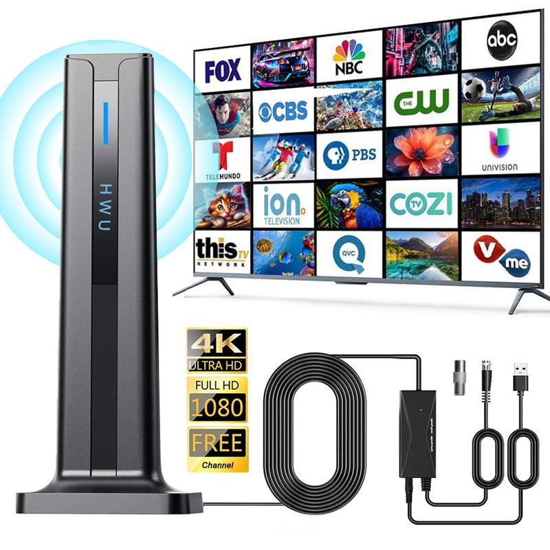 Indoor HDTV Antenna – Live Sports, News & Local TV Without Monthly Fees
