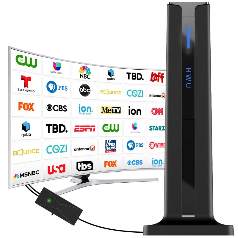 Indoor HDTV Antenna – Live Sports, News & Local TV Without Monthly Fees