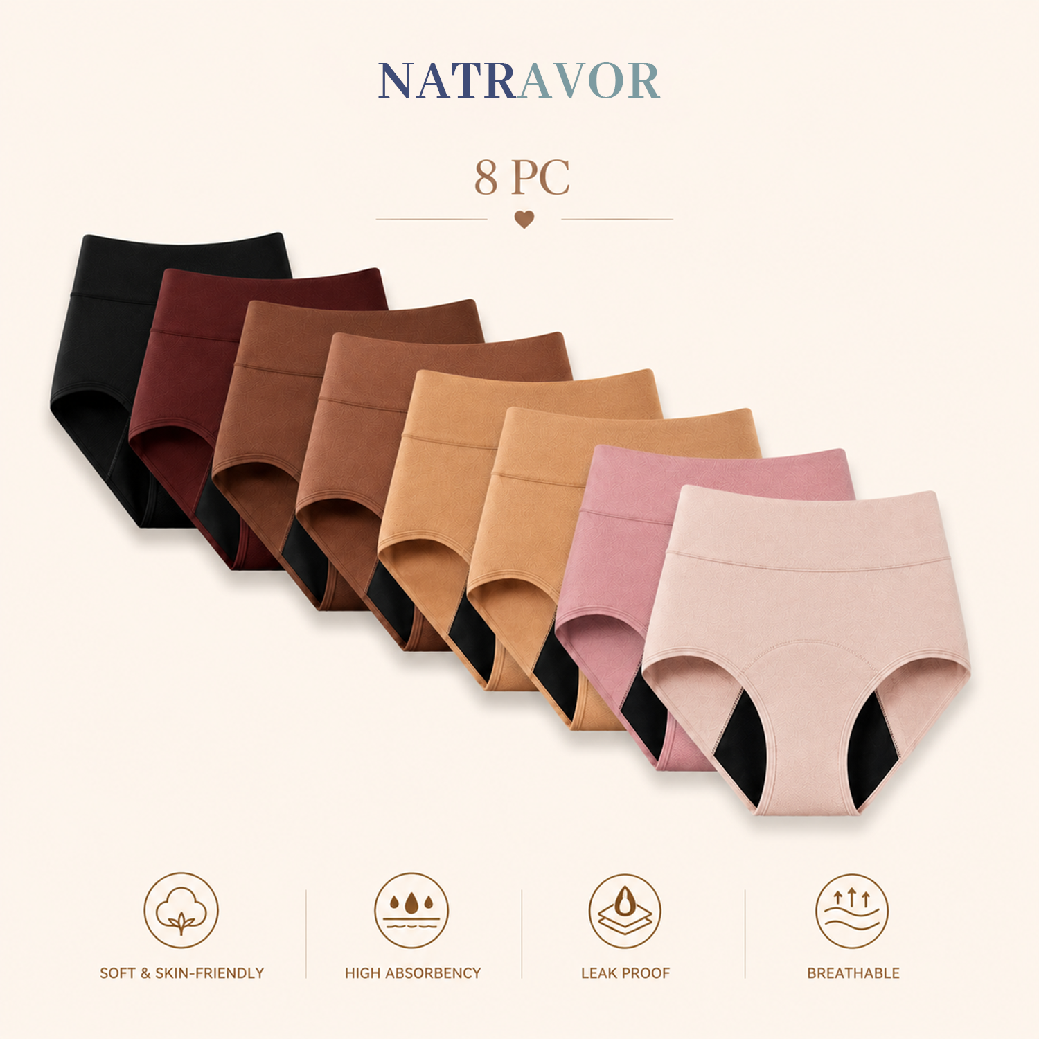 NATRAVOR™  100% Leak-Proof Underwear