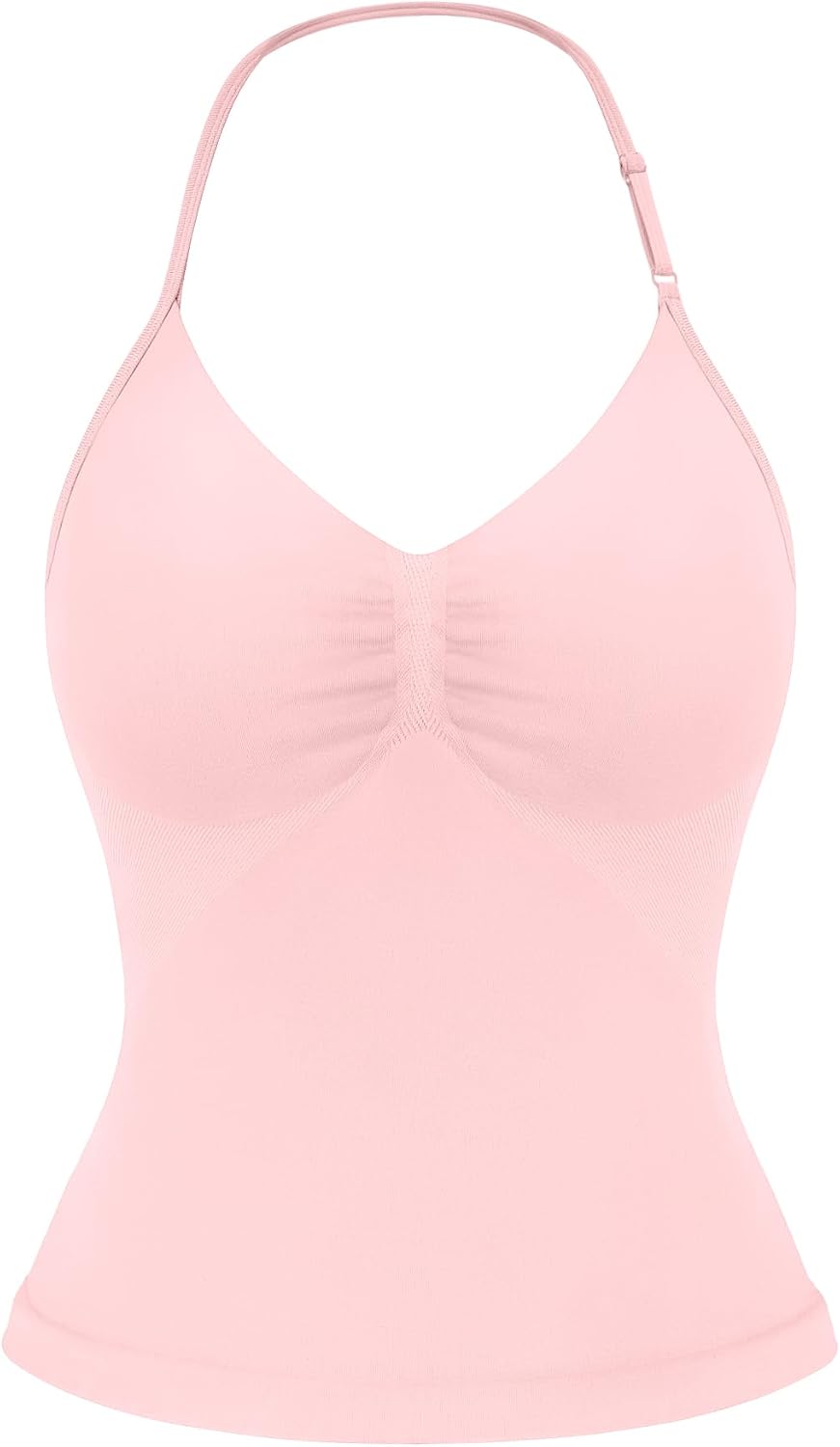 Impact Longline Strappy Top Women's Halter Workout Tank Tops Backless Gym Longline with Adjustable Strap