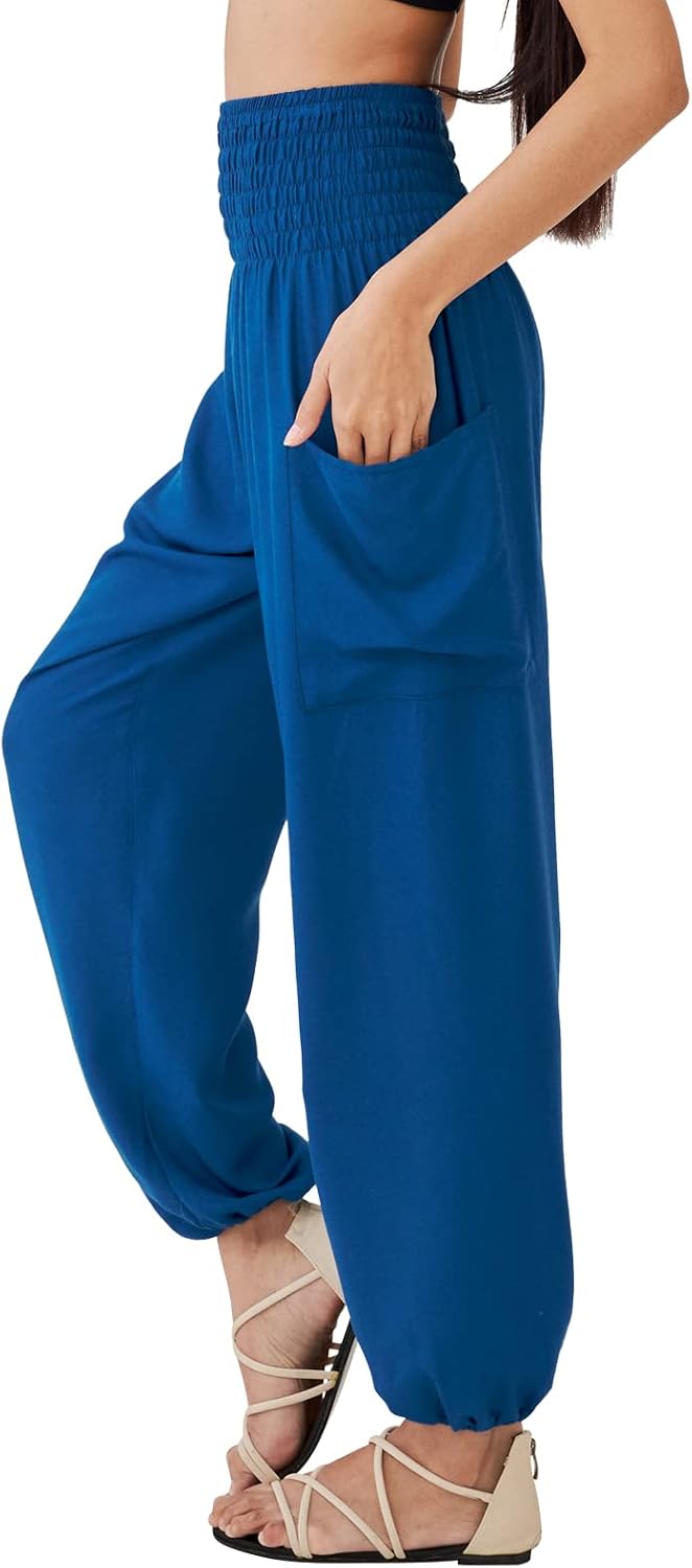 Boho Pants for Women - Hippie Harem Pants Women - Womens Yoga Pants – Comfy Bohemian Flowy Hippie Clothes