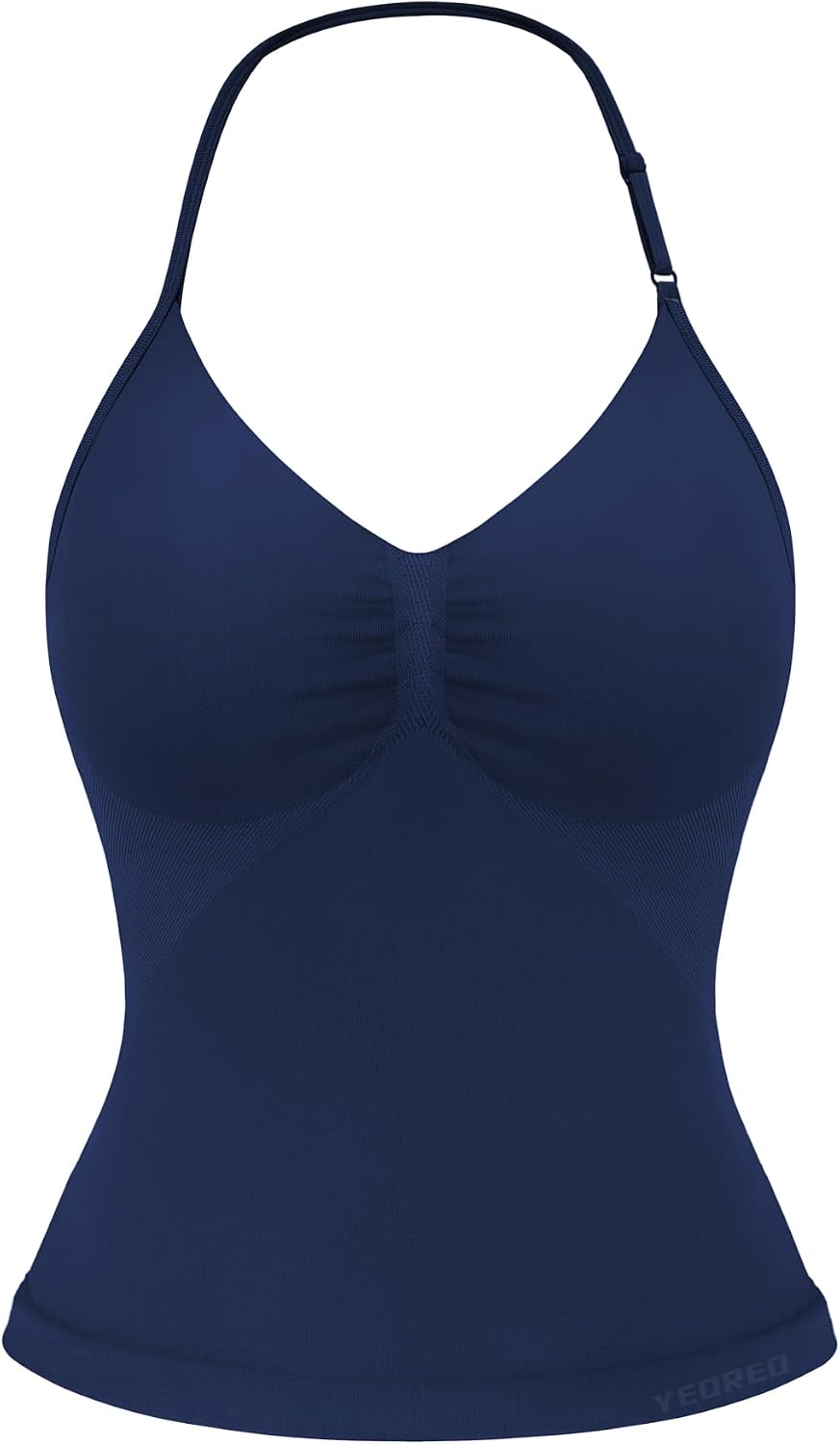 Impact Longline Strappy Top Women's Halter Workout Tank Tops Backless Gym Longline with Adjustable Strap