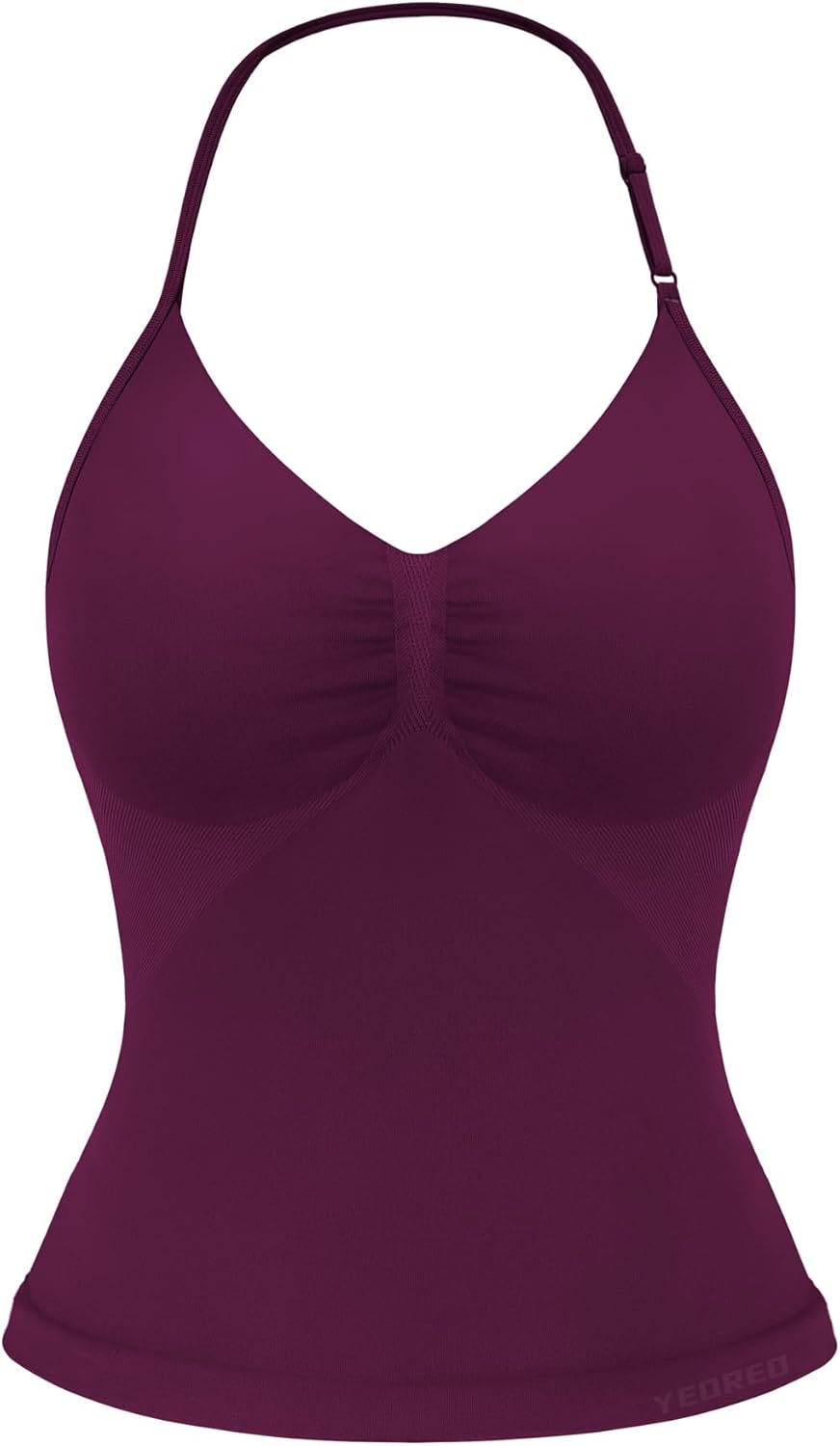 Impact Longline Strappy Top Women's Halter Workout Tank Tops Backless Gym Longline with Adjustable Strap