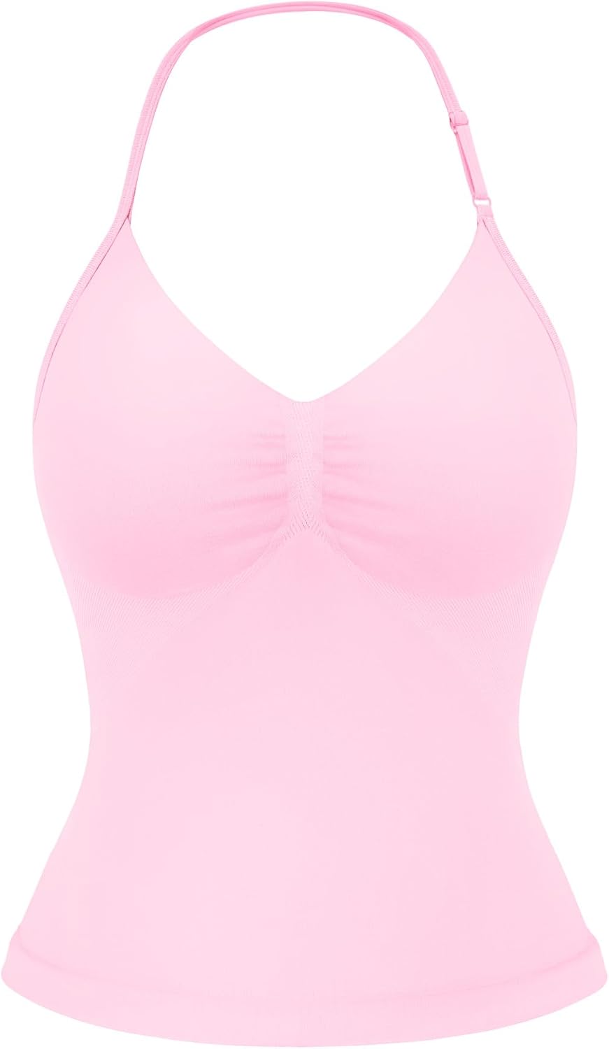 Impact Longline Strappy Top Women's Halter Workout Tank Tops Backless Gym Longline with Adjustable Strap