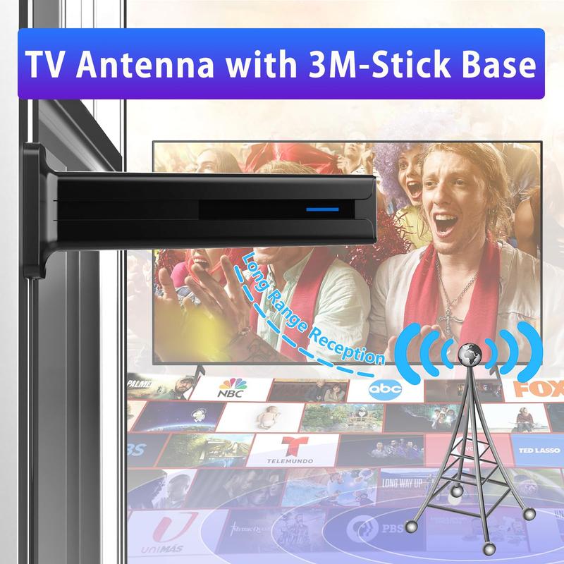Indoor HDTV Antenna – Live Sports, News & Local TV Without Monthly Fees