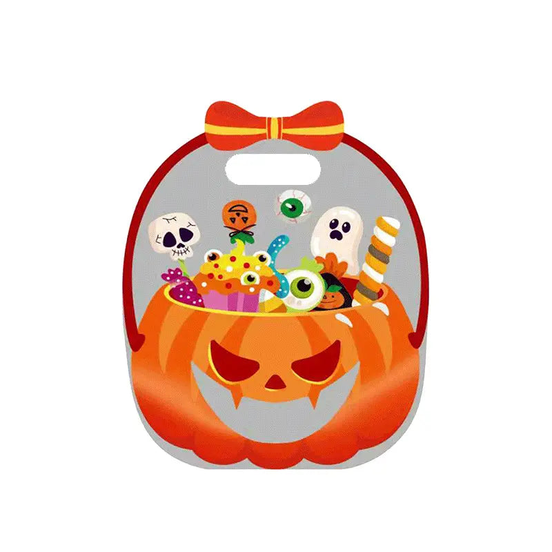 🎃50 Pcs Halloween Goodie Bags Plastic Candy Bag