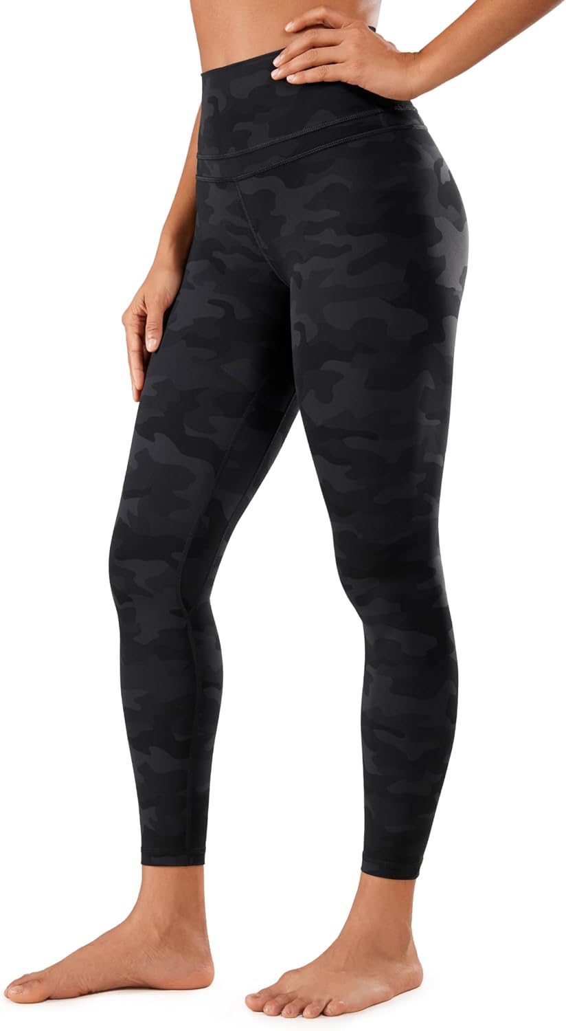 Workout Leggings 25'' - High Waist Yoga Training Tight Womens Pants