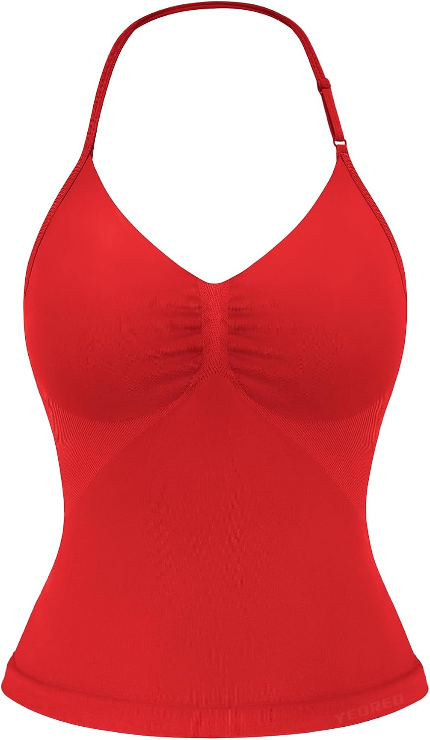 Impact Longline Strappy Top Women's Halter Workout Tank Tops Backless Gym Longline with Adjustable Strap