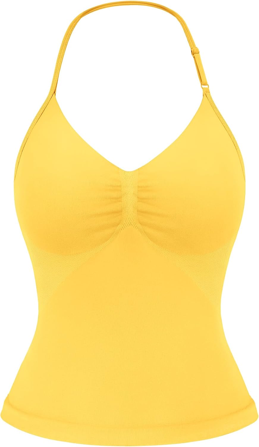 Impact Longline Strappy Top Women's Halter Workout Tank Tops Backless Gym Longline with Adjustable Strap