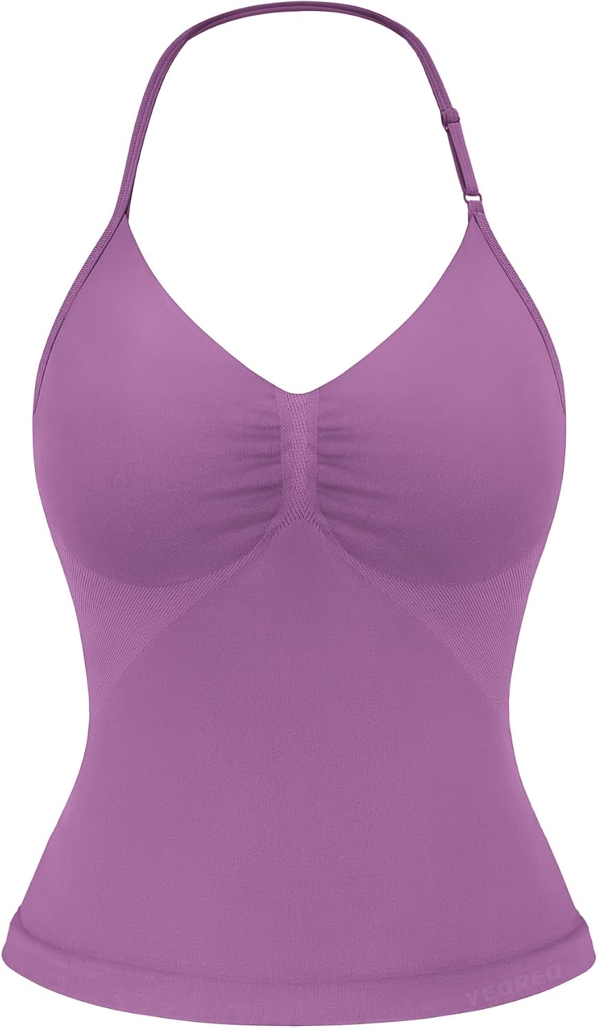 Impact Longline Strappy Top Women's Halter Workout Tank Tops Backless Gym Longline with Adjustable Strap
