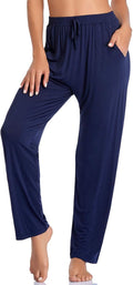 Women's Yoga Pants with Pockets Comfy Stretch Loose Wide Leg Casual Pants Breathable Running Workout Lounge Pants