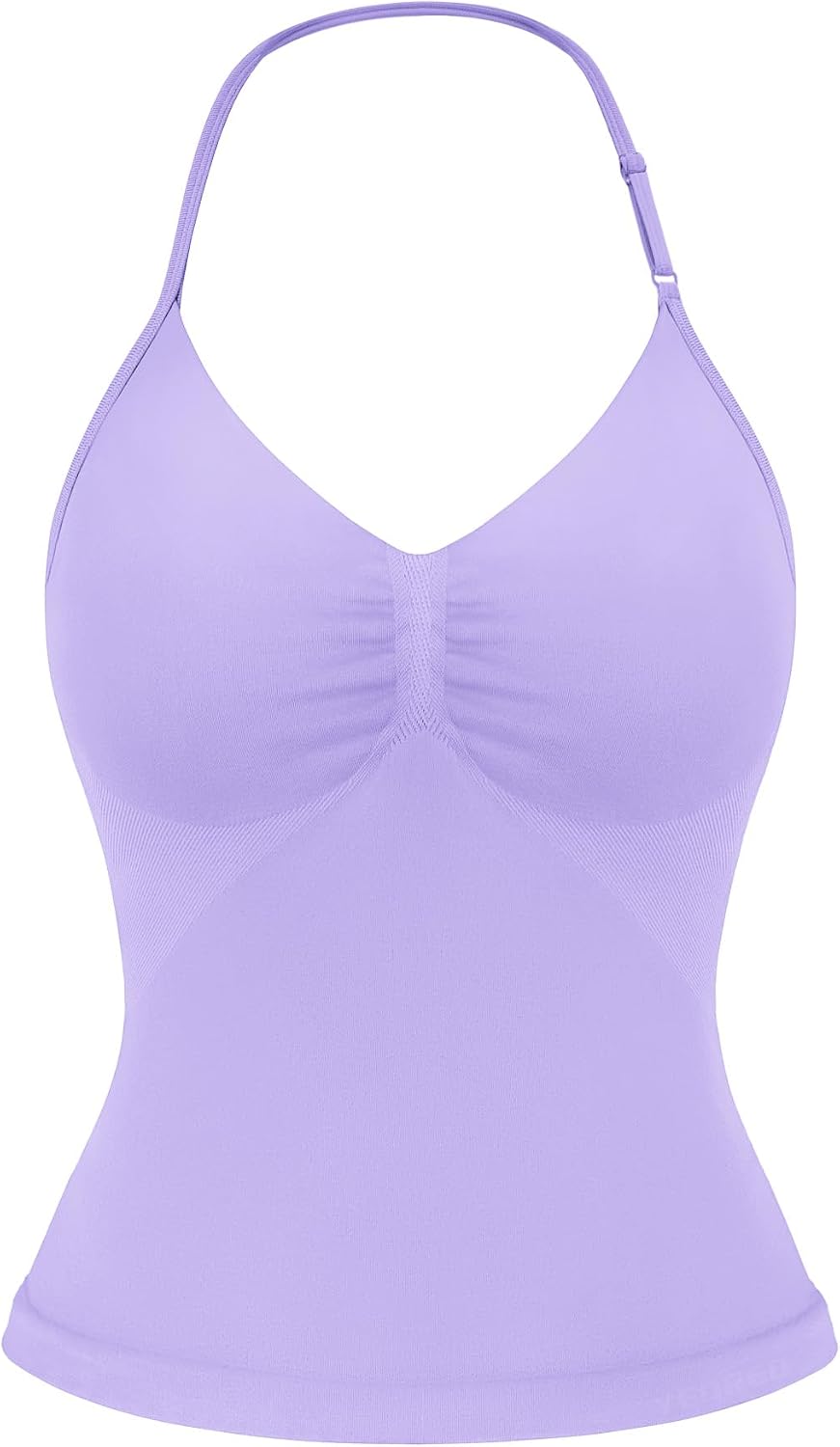 Impact Longline Strappy Top Women's Halter Workout Tank Tops Backless Gym Longline with Adjustable Strap