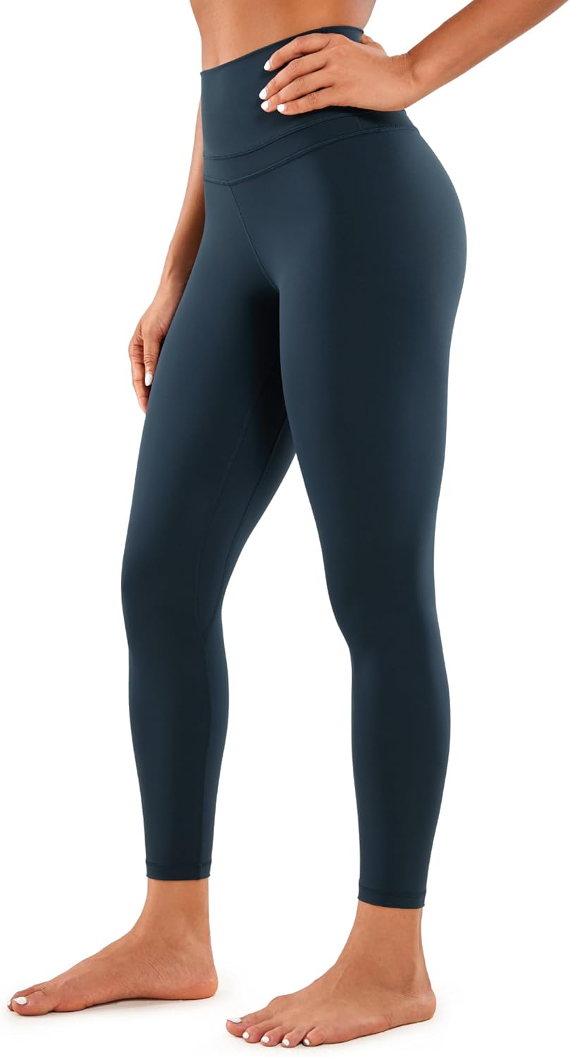 Workout Leggings 25'' - High Waist Yoga Training Tight Womens Pants