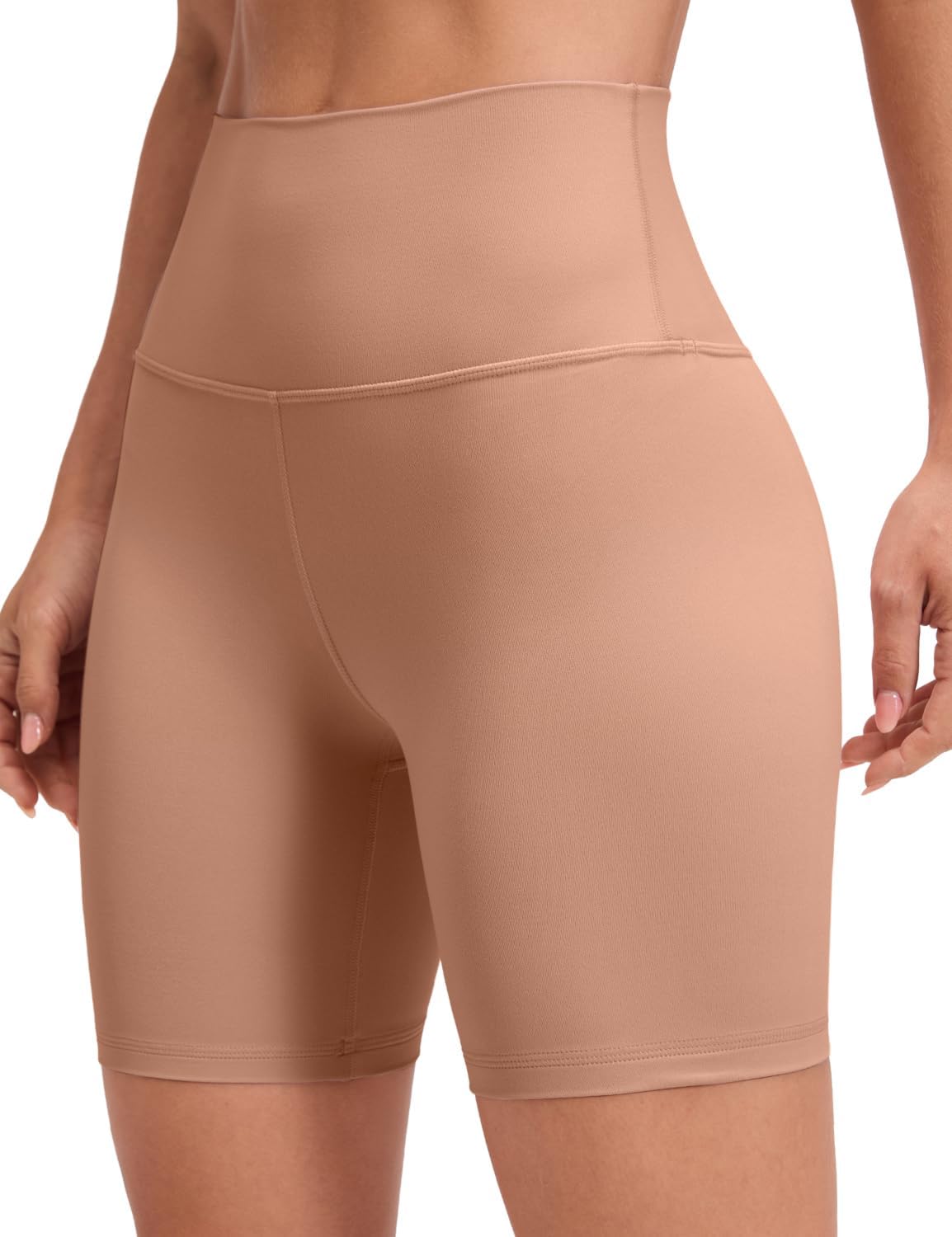 Biker Shorts 6" - High Waisted Workout Running Volleyball Spandex Yoga Womens
