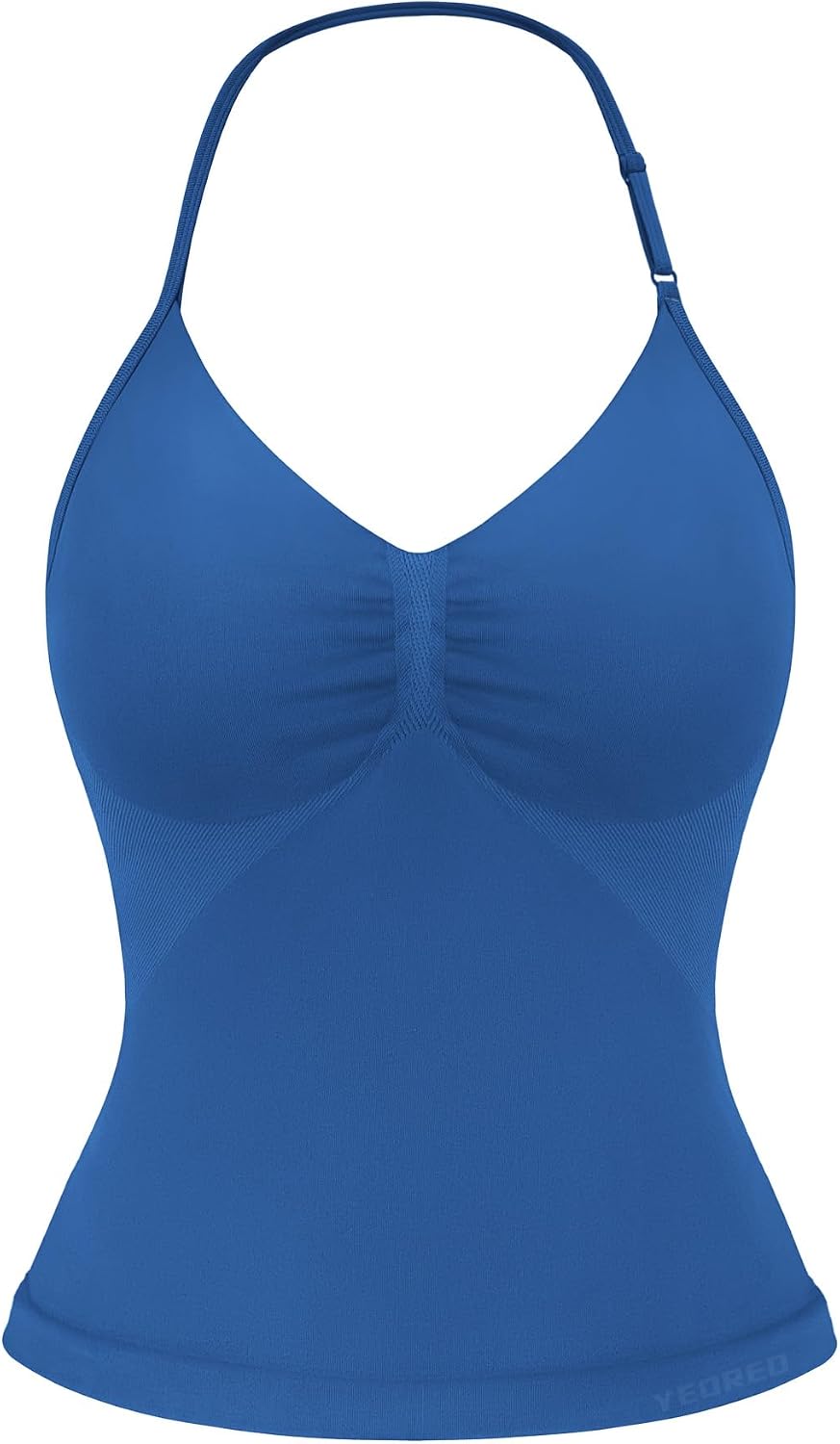 Impact Longline Strappy Top Women's Halter Workout Tank Tops Backless Gym Longline with Adjustable Strap
