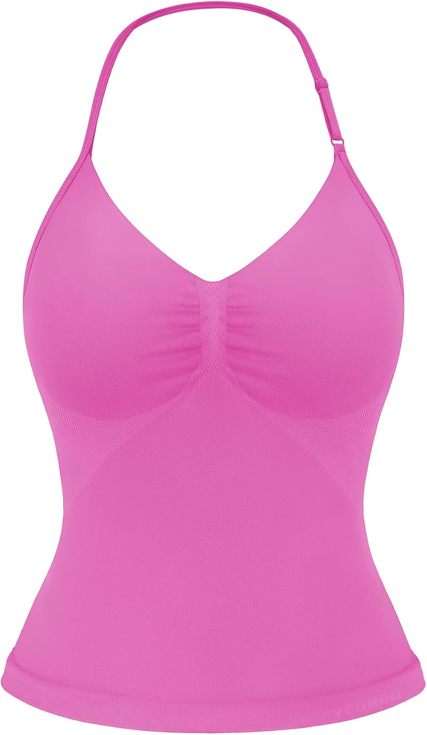 Impact Longline Strappy Top Women's Halter Workout Tank Tops Backless Gym Longline with Adjustable Strap
