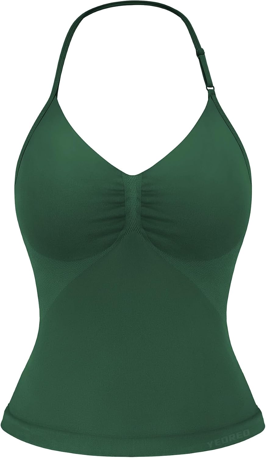 Impact Longline Strappy Top Women's Halter Workout Tank Tops Backless Gym Longline with Adjustable Strap