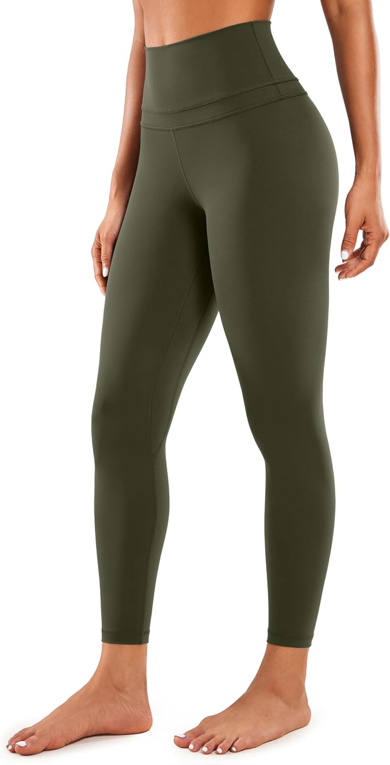 Workout Leggings 25'' - High Waist Yoga Training Tight Womens Pants