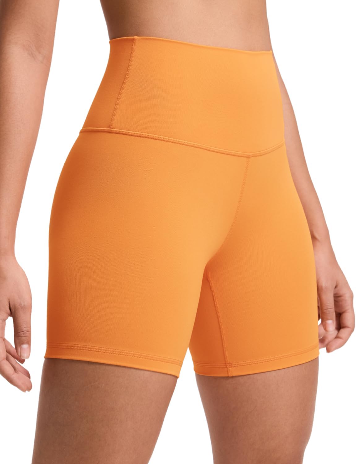 Biker Shorts 6" - High Waisted Workout Running Volleyball Spandex Yoga Womens