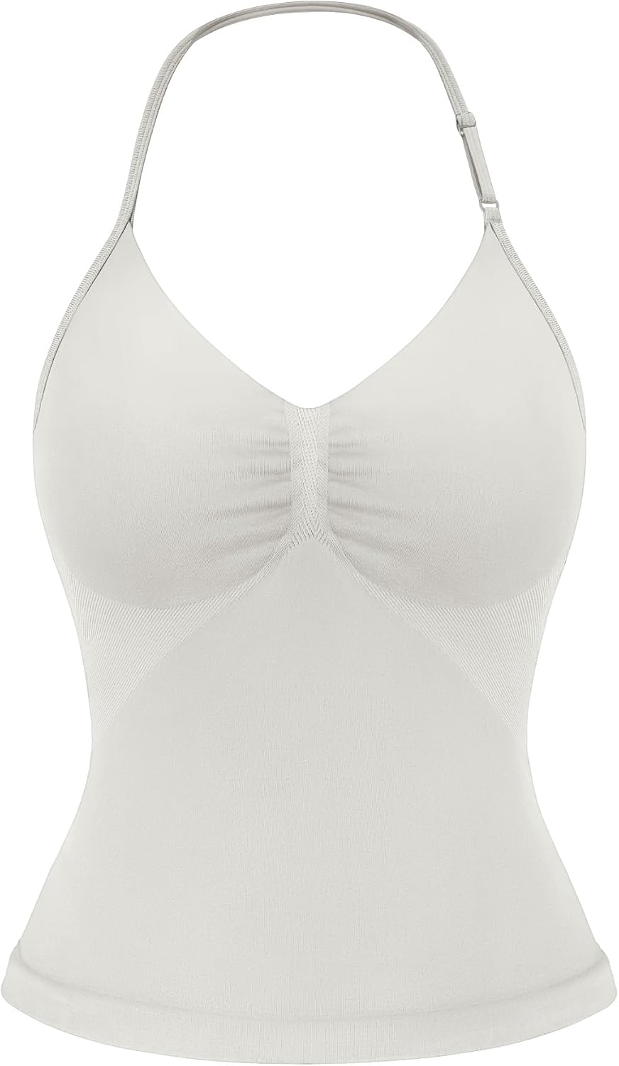 Impact Longline Strappy Top Women's Halter Workout Tank Tops Backless Gym Longline with Adjustable Strap
