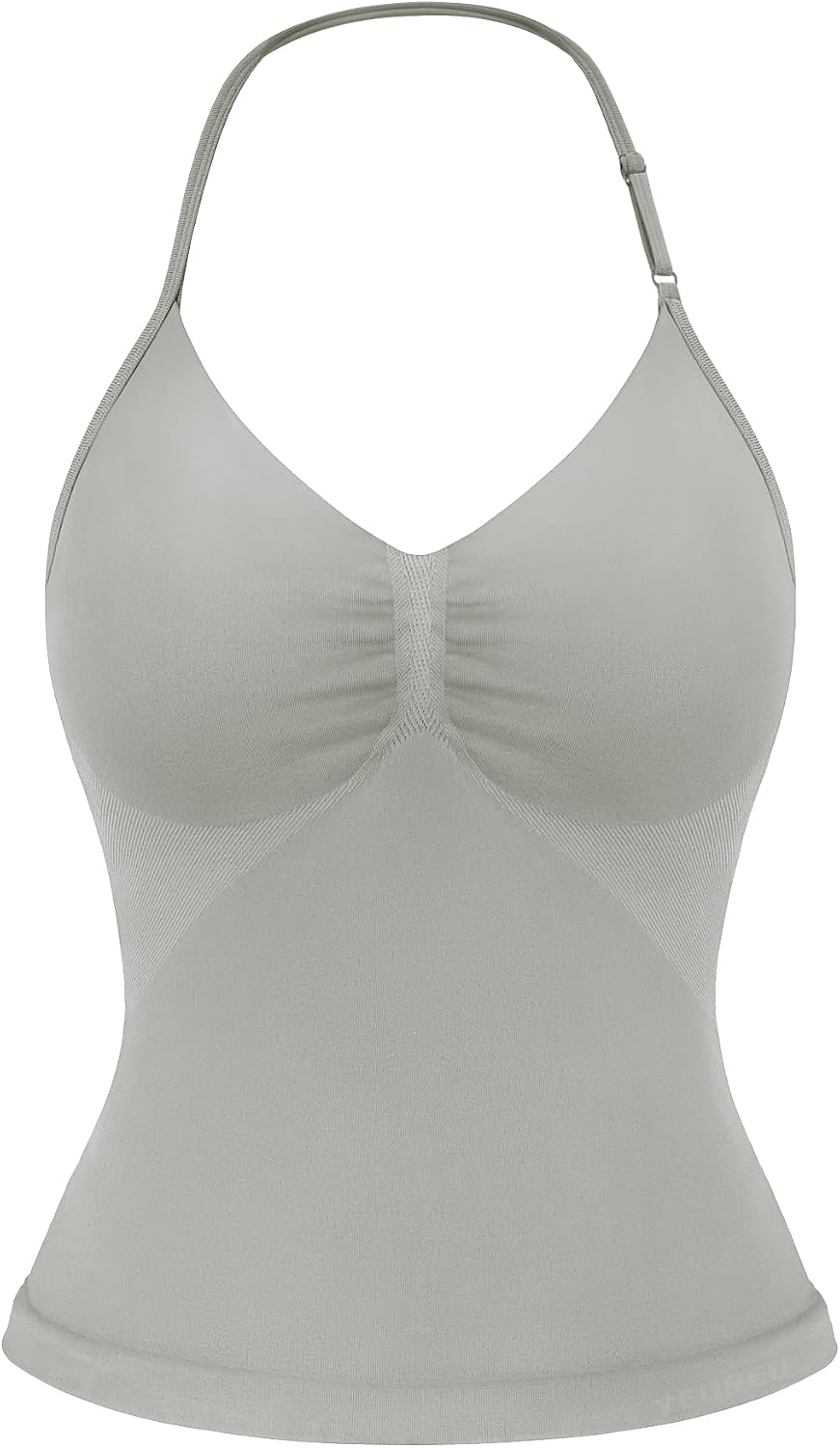 Impact Longline Strappy Top Women's Halter Workout Tank Tops Backless Gym Longline with Adjustable Strap