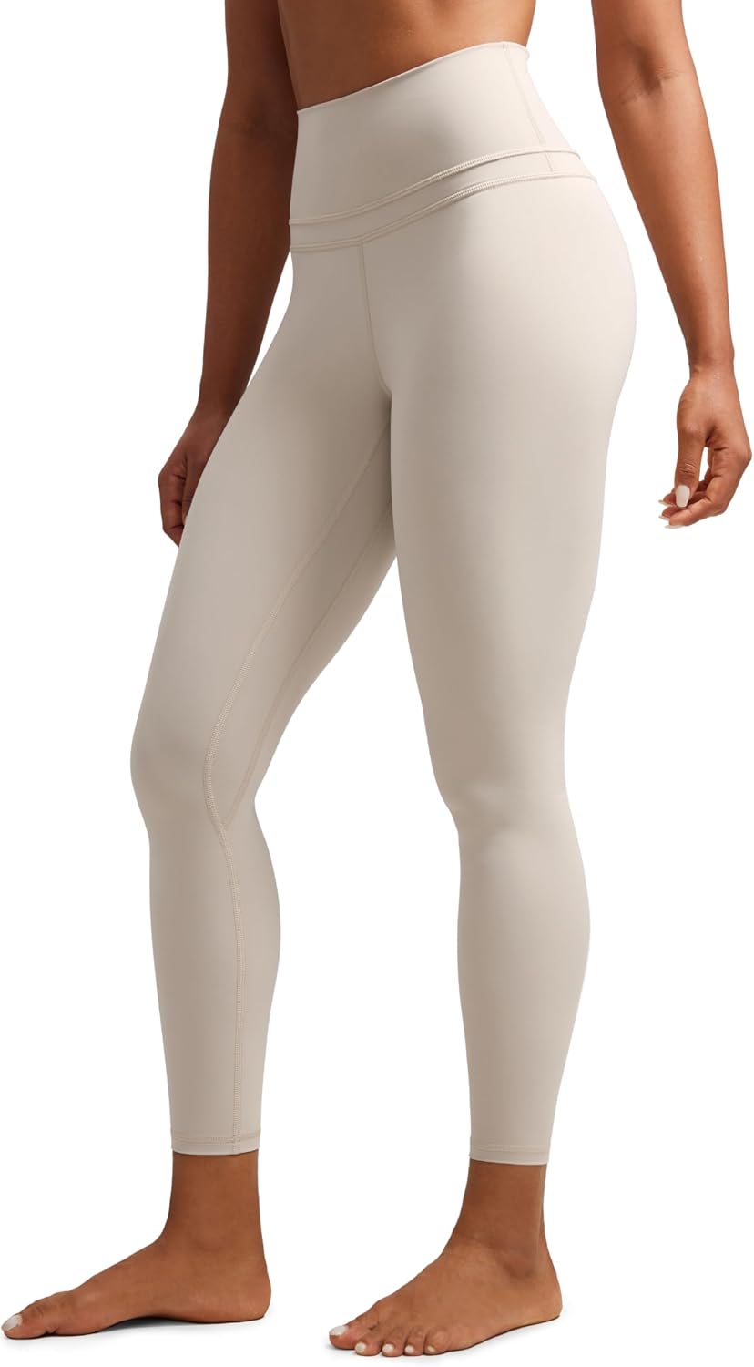 Workout Leggings 25'' - High Waist Yoga Training Tight Womens Pants
