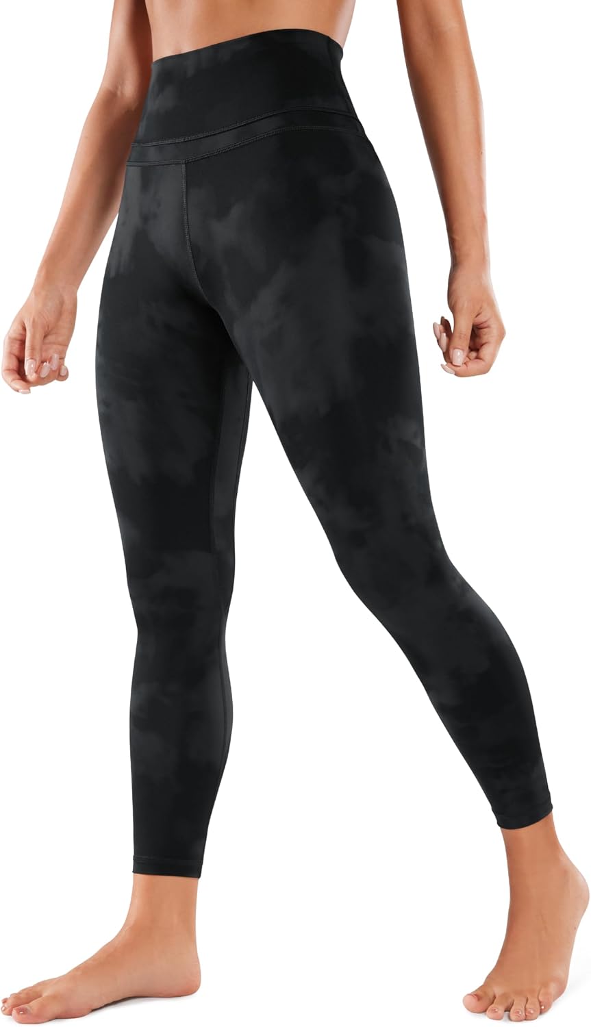 Workout Leggings 25'' - High Waist Yoga Training Tight Womens Pants