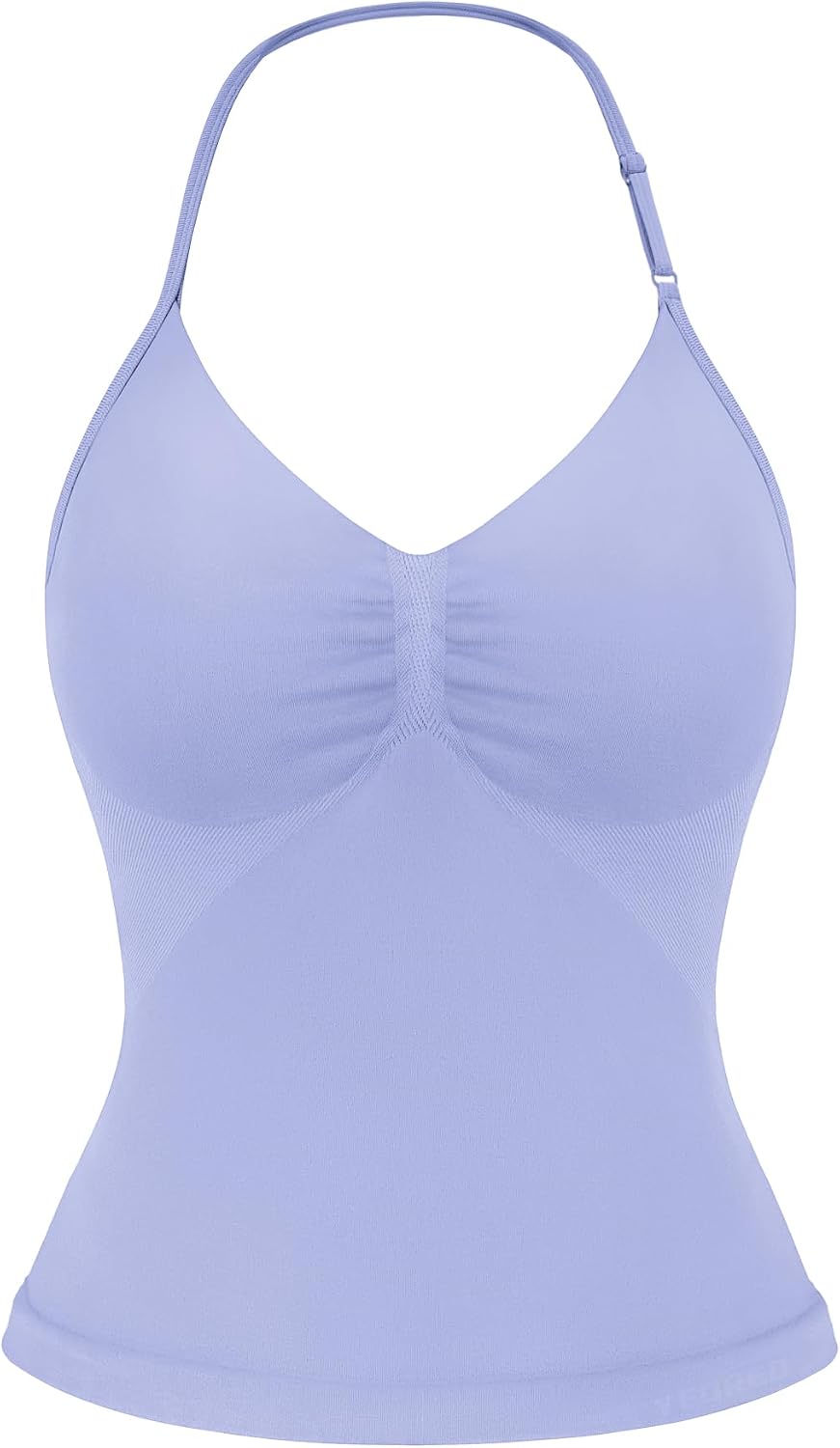 Impact Longline Strappy Top Women's Halter Workout Tank Tops Backless Gym Longline with Adjustable Strap