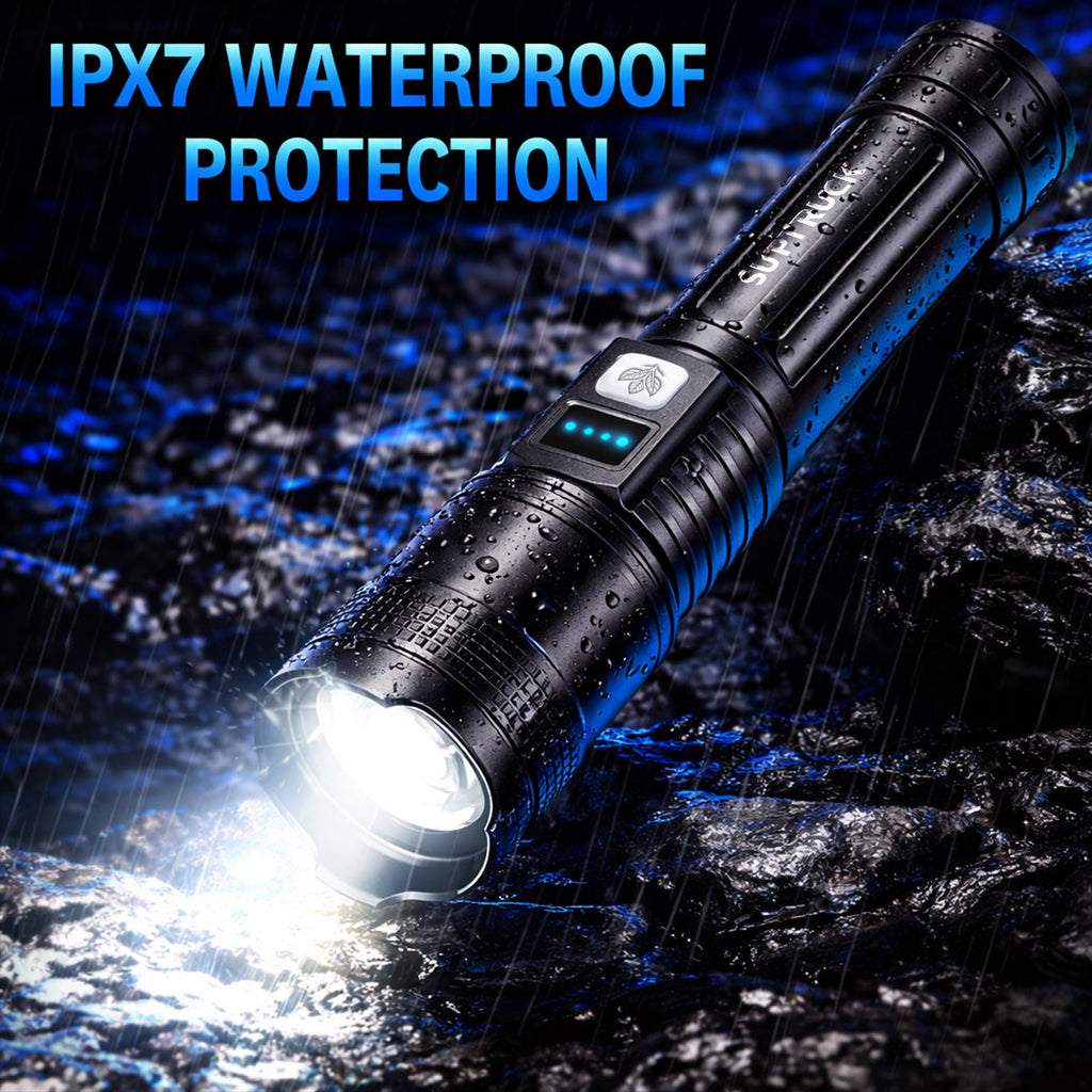 BIGGEST DEAL 70% OFF +🎁Version 2026 Super Bright Ultimate Survival Flashlight|2M+ Sold Worldwide ️🏆80X Brighter Beam|120-Hour Battery |Advanced COB LEDs