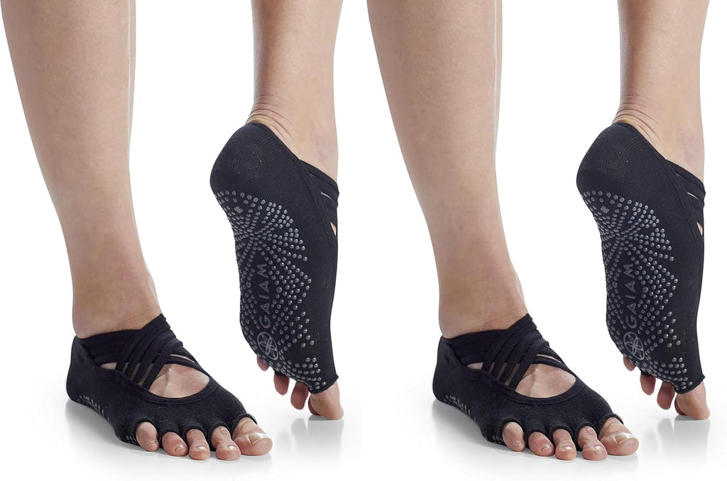 Grippy Studio Yoga Socks for Extra Grip in Standard or Hot Yoga
