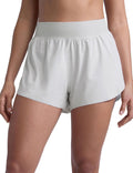 High Waisted Split Running Shorts for Women 3" - Comfy Mesh Liner for Workout Athletic Gym Track Quick Dry