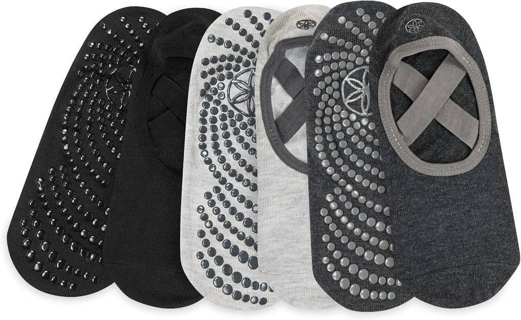 Grippy Studio Yoga Socks for Extra Grip in Standard or Hot Yoga