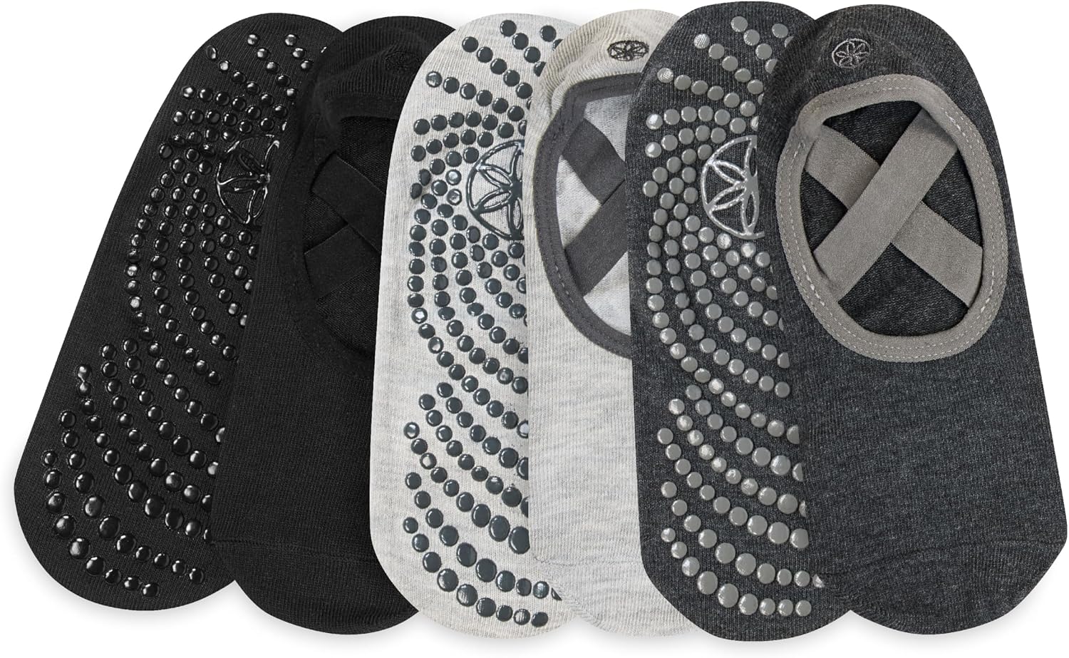 Grippy Studio Yoga Socks for Extra Grip in Standard or Hot Yoga