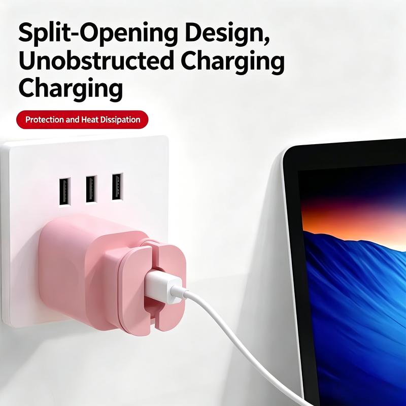 🛡️Silicone Power Adapter Protector With Cable Storage Design