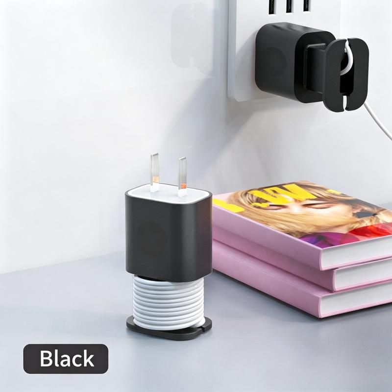 🛡️Silicone Power Adapter Protector With Cable Storage Design