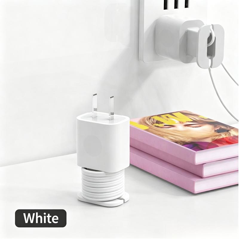 🛡️Silicone Power Adapter Protector With Cable Storage Design