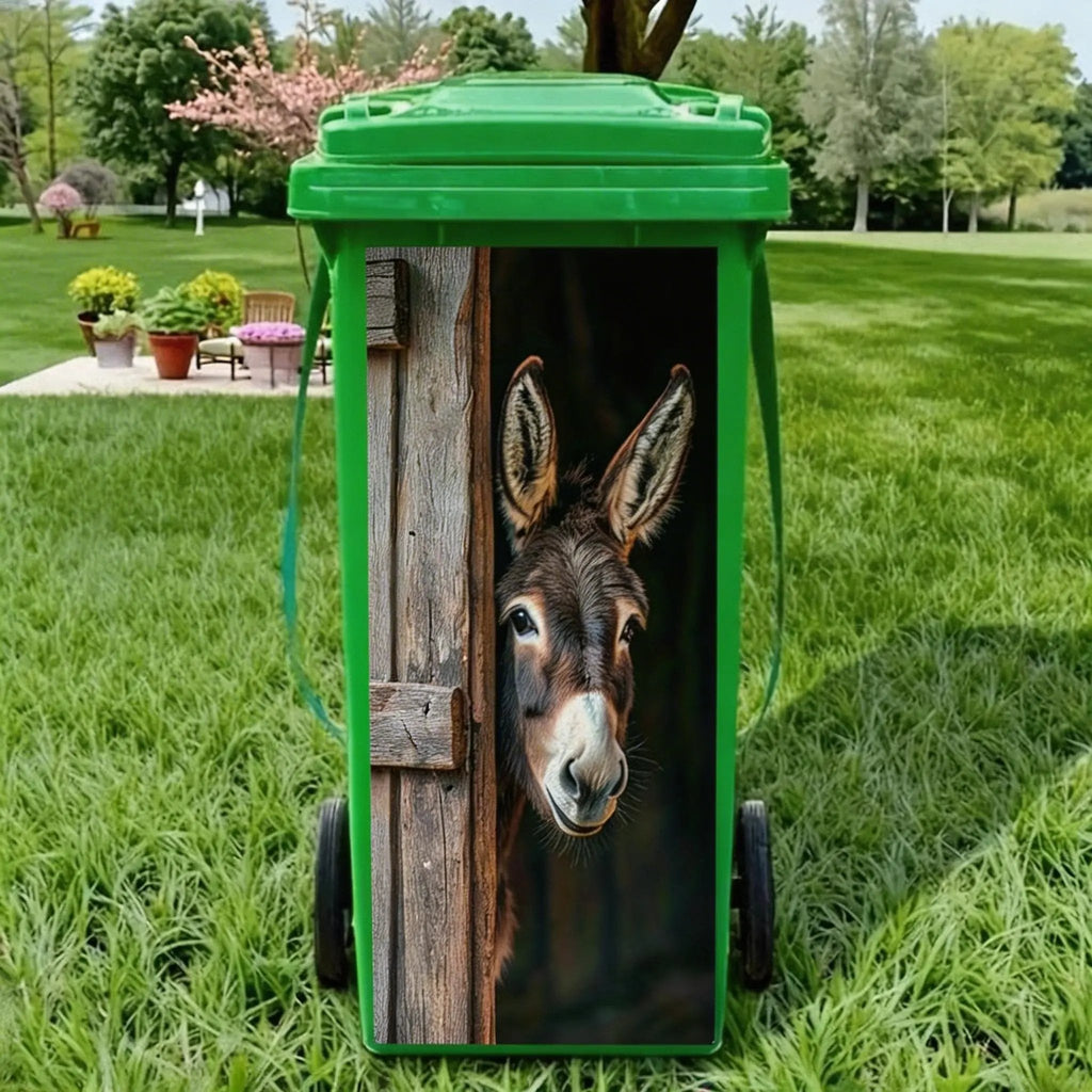 🗑️Creative Trash Can Sticker with Colourful Cartoon