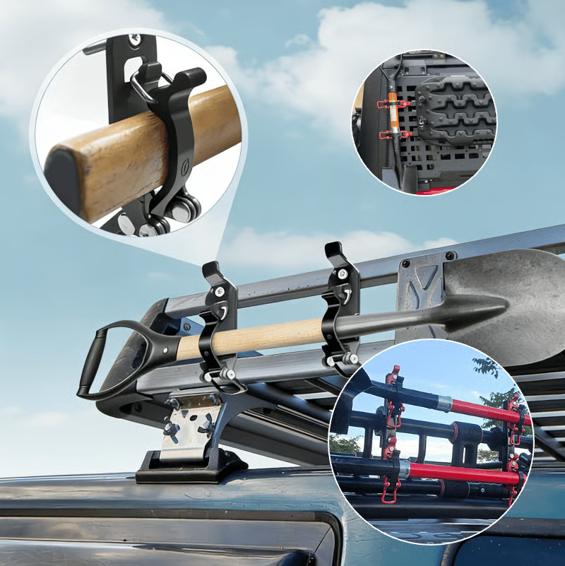 🚚 Heavy-Duty Shovel & Tool Mount